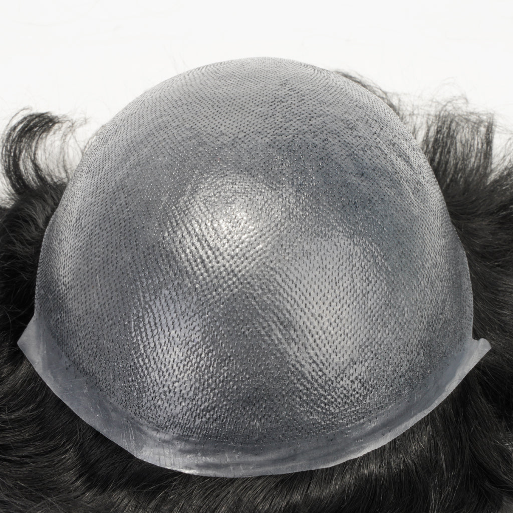 close-up view of hairpiece&