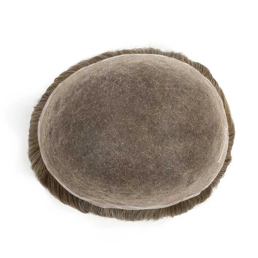 Top view of hairpiece