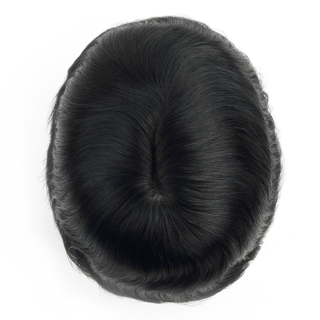 hairpiece have natural-looking hair