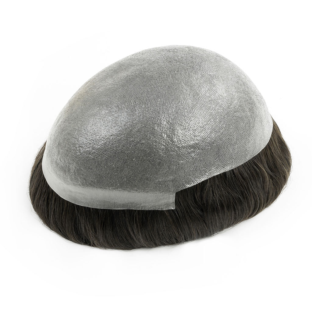 Transparent Poly Skin Men’s Toupee