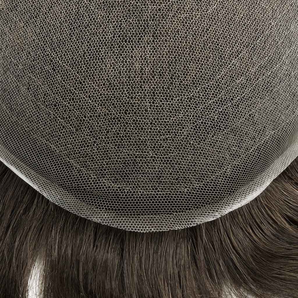 Close-up view of lace base