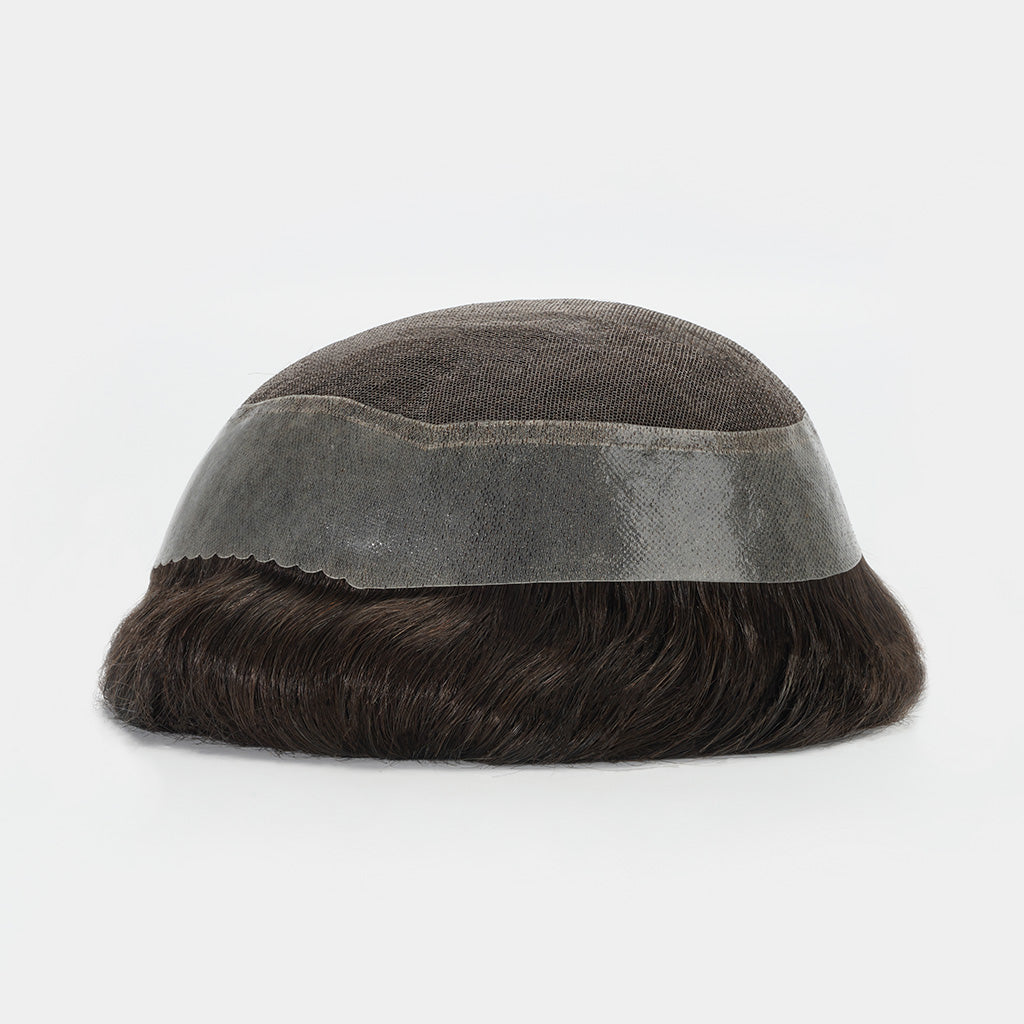 Scallop Front Mens Hair System