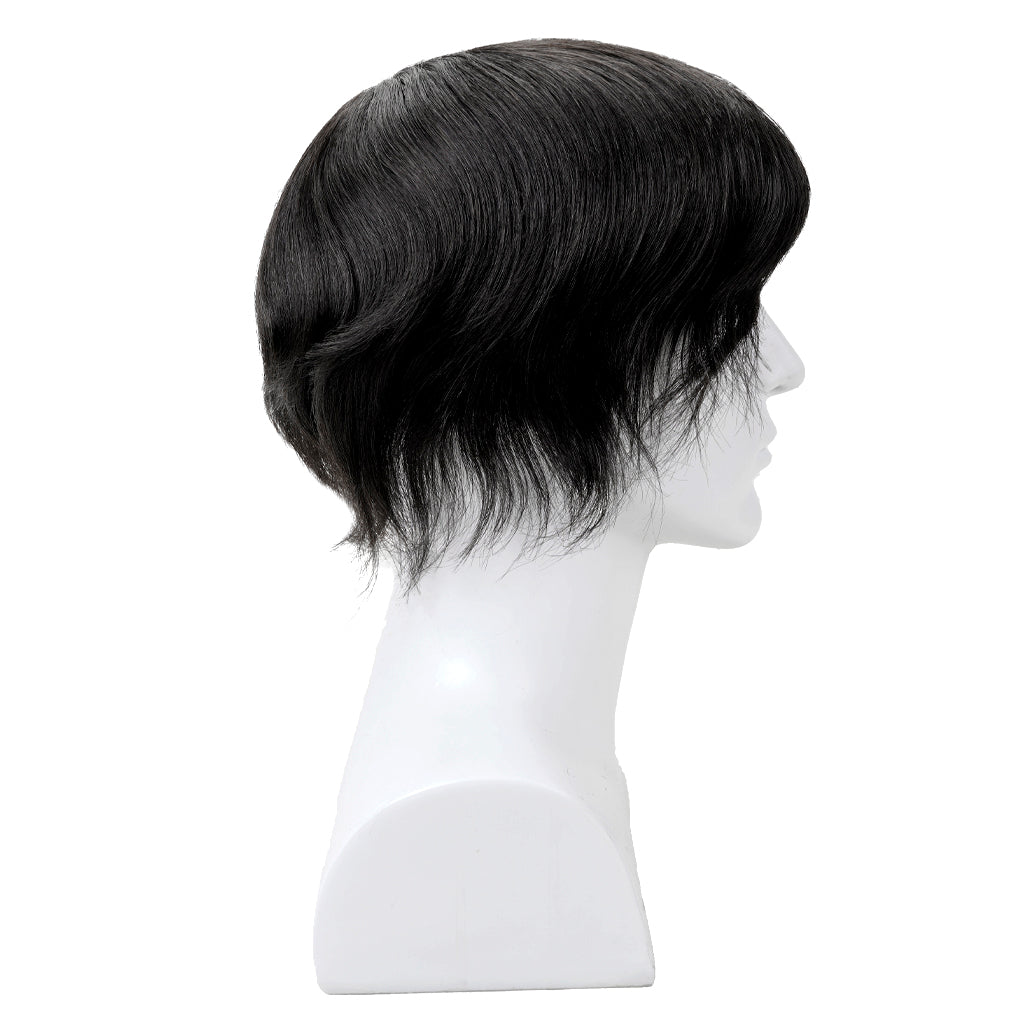 Australia Mens lace hair system placed on a figurine