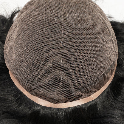 Double knotted Remy human hair system