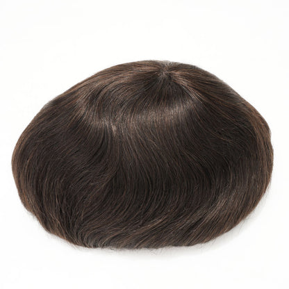 hairpiece showing natural hair