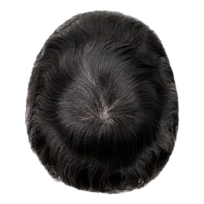 Thin skin hair piece realistic scalp appearance