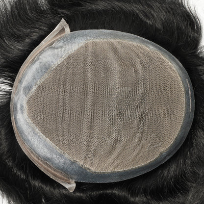 top view of hairpiece base