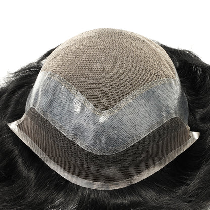 hair system with pu perimeter base